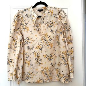 J.Crew floral blouse in EUC